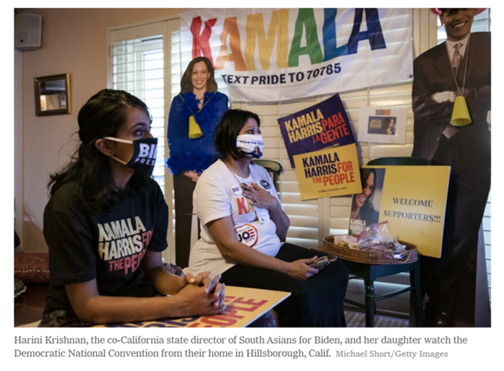 Image Courtesy of The New York Times: South Asians for Biden