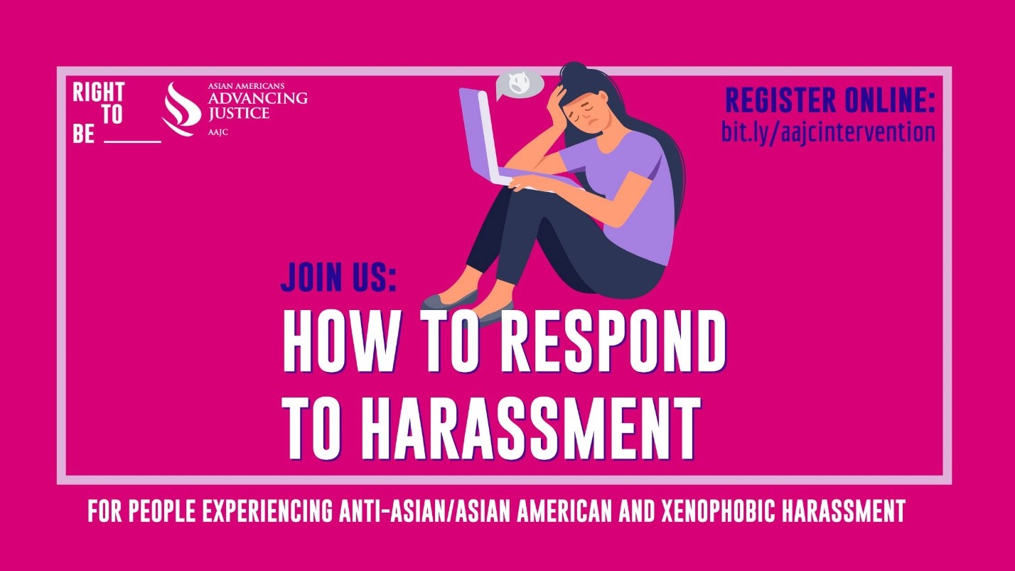 How to Respond to Harassment training graphic